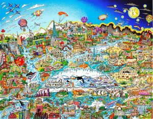 What A Wonderful World by Charles Fazzino